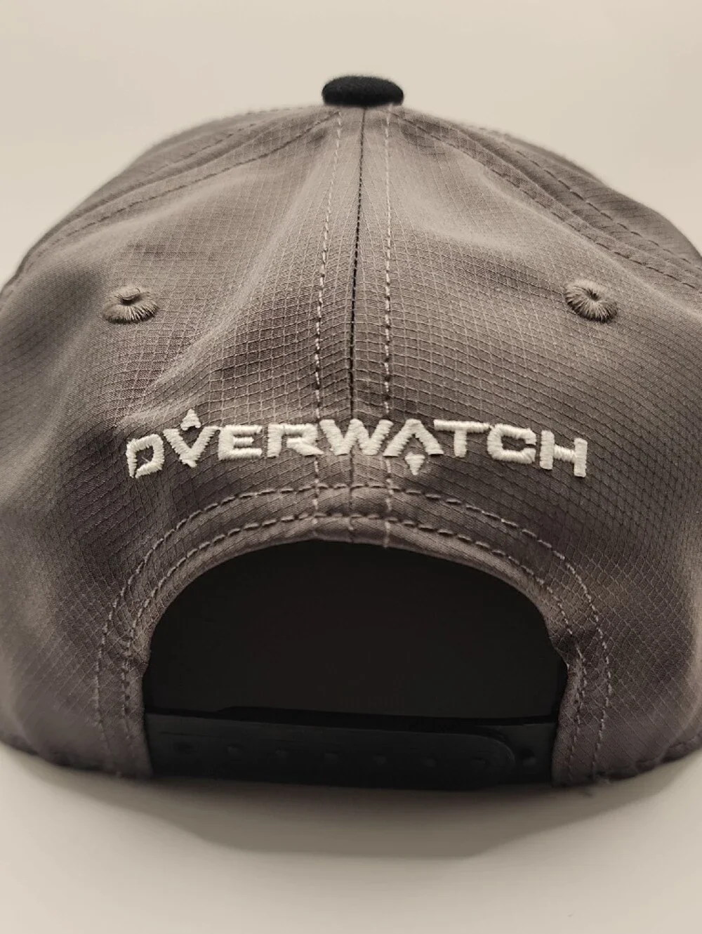 Gray and Black Logo Snapback Hat